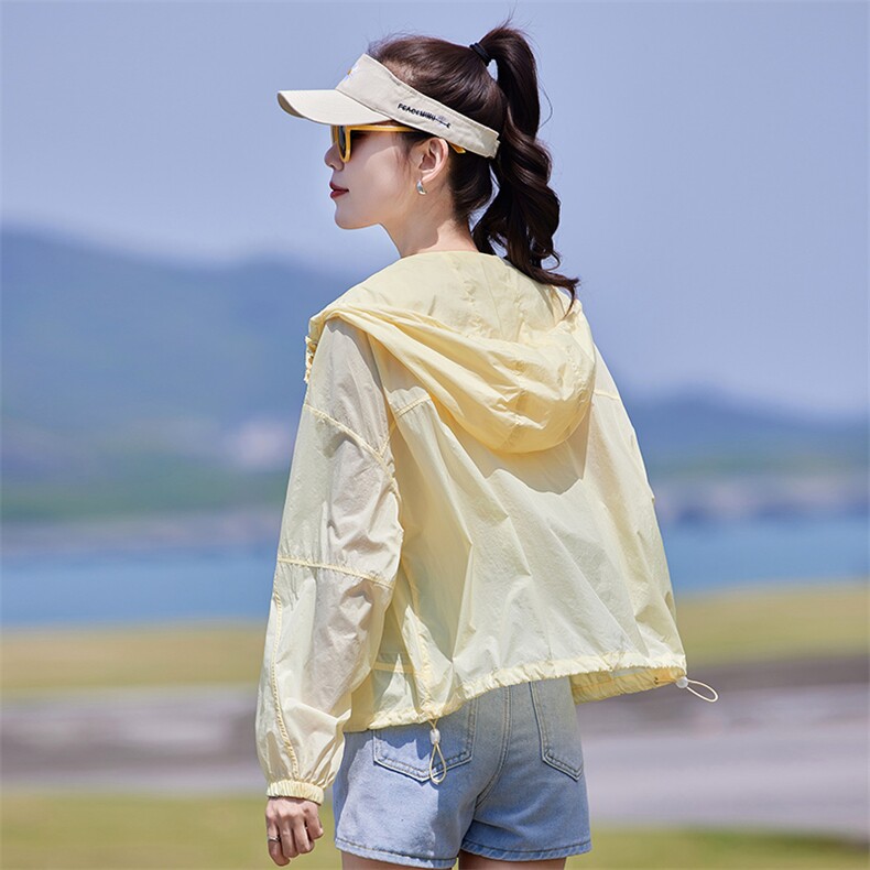 女2026新款夏装宽松显瘦今年流行空调衫旅行户外宽松薄短外套,女装防晒衣,靓衣阁