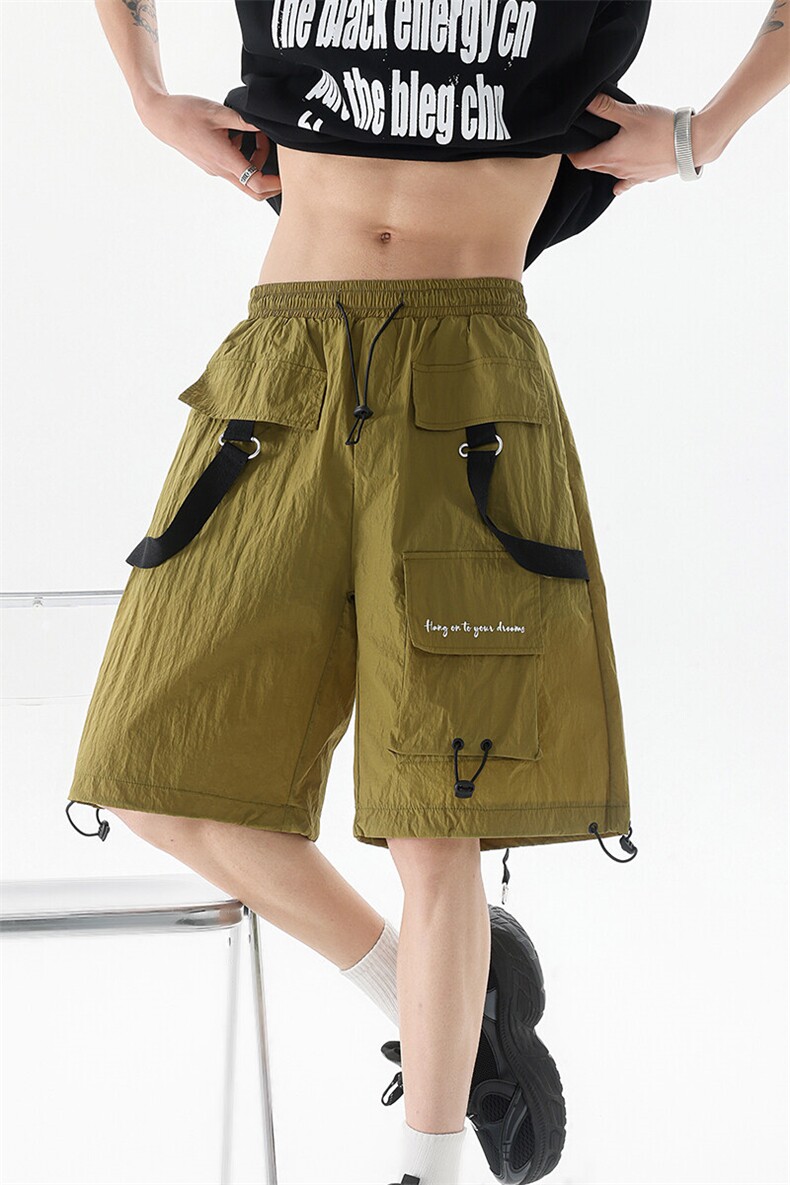 8XL-M特大码肌理感五分裤户外登山裤冲锋裤短裤男DK1502P49控68,男装休闲裤,电商D206-1