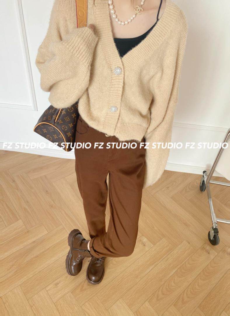 【现货】收脚休闲裤，女装休闲裤，F/TU