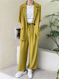 现货 冰丝缎面西装,女装西装,TOP.1