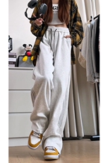 冬季加绒加厚休闲裤男美式高街个性百搭运动裤K1775/P5578，男装休闲裤，电商D202