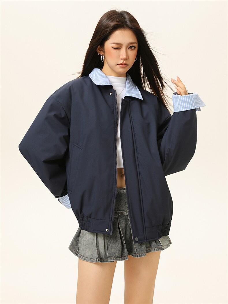 潮流宽松休闲棉衣潮牌高街棉服A161-9983,男装棉衣,电商A161