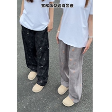 网图早秋新款长裤美式撞色休闲裤男宽松弯刀裤特P45，男装休闲裤，电商D205