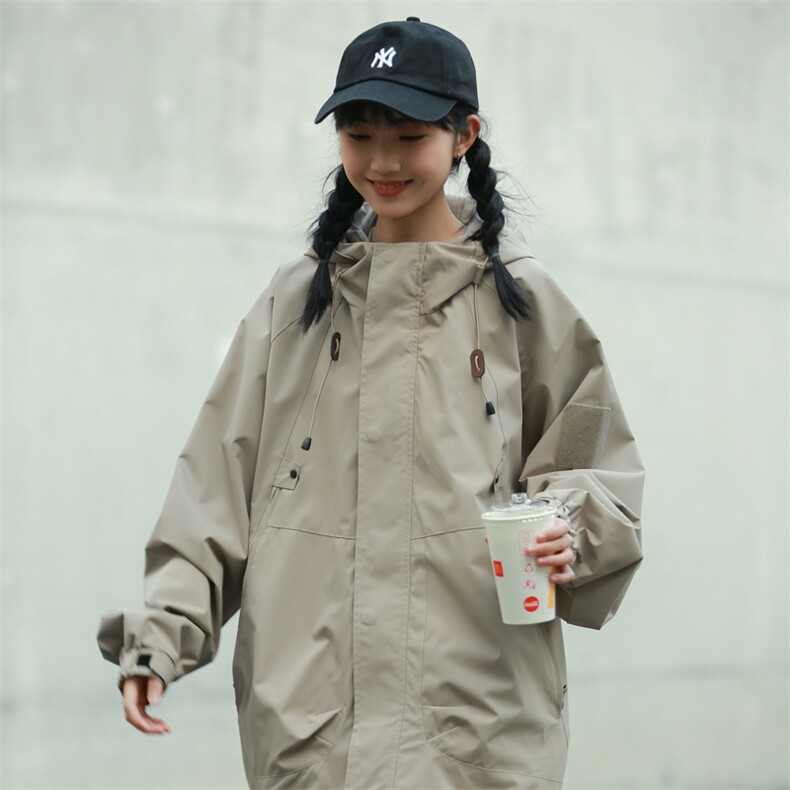 Cityboy情侣时尚连帽冲锋衣外套夹克团体班服,男装夹克,星座301D-5(原星座1415）