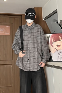 厚款小香风外套长袖衬衫男KD622-P30图片