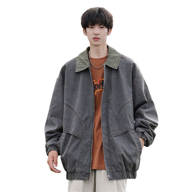 G0128-P98秋季新款日系cityboy水洗牛仔夹克外套,男装夹克,星座109