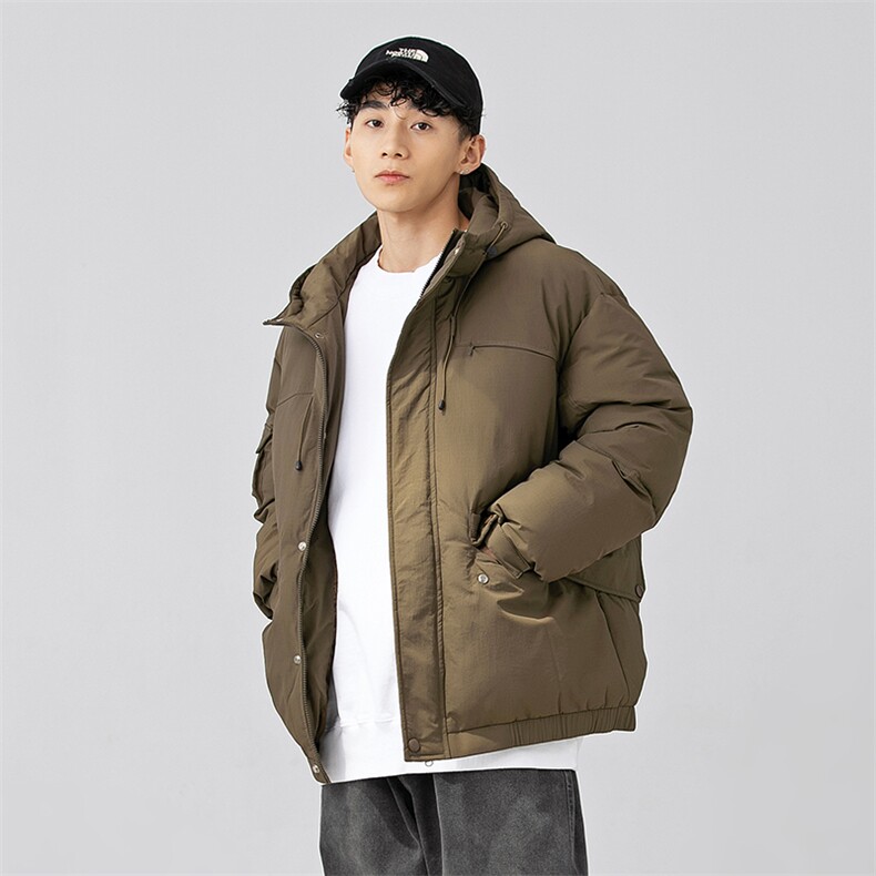 外27-2GANYOU日系多口袋设计连帽加厚棉服MY09-P215,男装棉衣,新杭派外27-2