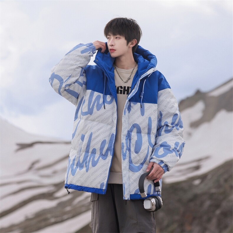 雪景男士冬季保暖防寒90白鸭绒拼接羽绒服外套A406Y7719P225,男装羽绒服,星座309（原A406）
