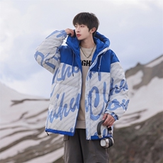 雪景男士冬季保暖防寒90白鸭绒拼接羽绒服外套A406Y7719P225，男装羽绒服，星座309（原A406）