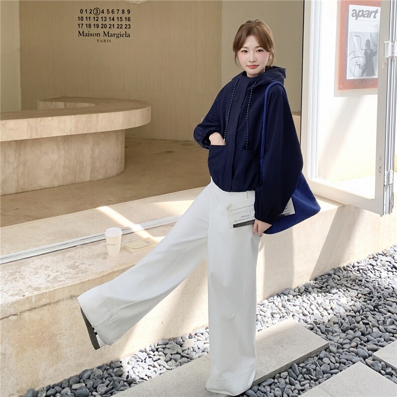 秋季连帽甜美长袖薄款短款短外套休闲春季春秋女装春秋气质短款,女装短外套,2C271