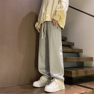 港风秋冬酷丝棉美式高街宽松休闲长裤男K23319-P35控49图片