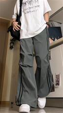 百搭速干冲锋裤降落伞兵裤休闲裤男高街长裤子G6630/P45控68，男装休闲裤，电商D202
