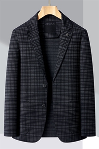 ZL05826男式秋季新款长袖薄款西服休闲商务便服西装单西图片