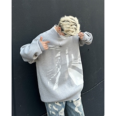 毛衣慵懒潮牌ins嘻哈时尚保暖宽松针织衫MY603-P50，男装针织衫/毛衣，星座308B-2
