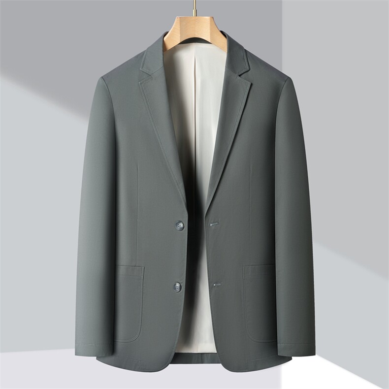 ZL99109男式秋季新款长袖简约西服休闲商务便服西装图片