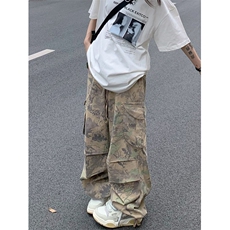 【网图有货】美式复古迷彩工装裤男女降落伞兵裤子MCK01LL-特P50，男装工装外套，星座1007（原301D）