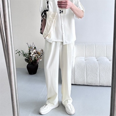 2025春夏季薄款垂感休闲裤顺滑长裤西裤男装1412-2/5066/P48，男装休闲裤，星座1412-2