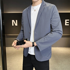春季新款商务风西装外套男休闲西服男士西服JK02628-P83，男装西服套装，星座308B-2