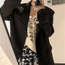 缎面西装，女装西装，XTZ style