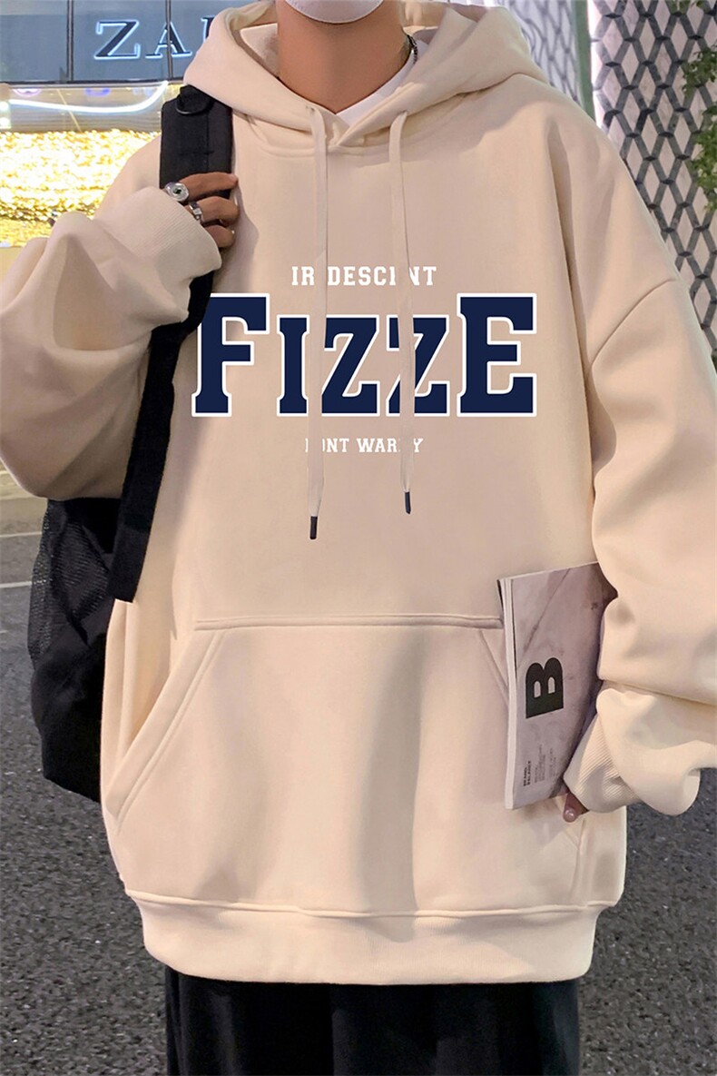 M012P60加绒65美式重磅卫衣外套含棉连帽衫ins潮牌秋冬新款,女装短外套,星座304A-1