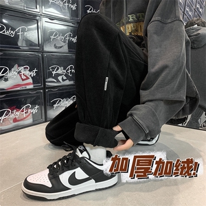 2025冬季新款欧棉绒加绒加厚保暖束脚棉裤A316-1-K1205P68控85图片