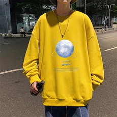 S6241-P28秋季圆领卫衣男大码韩版宽松长袖外套，男装卫衣，电商A040