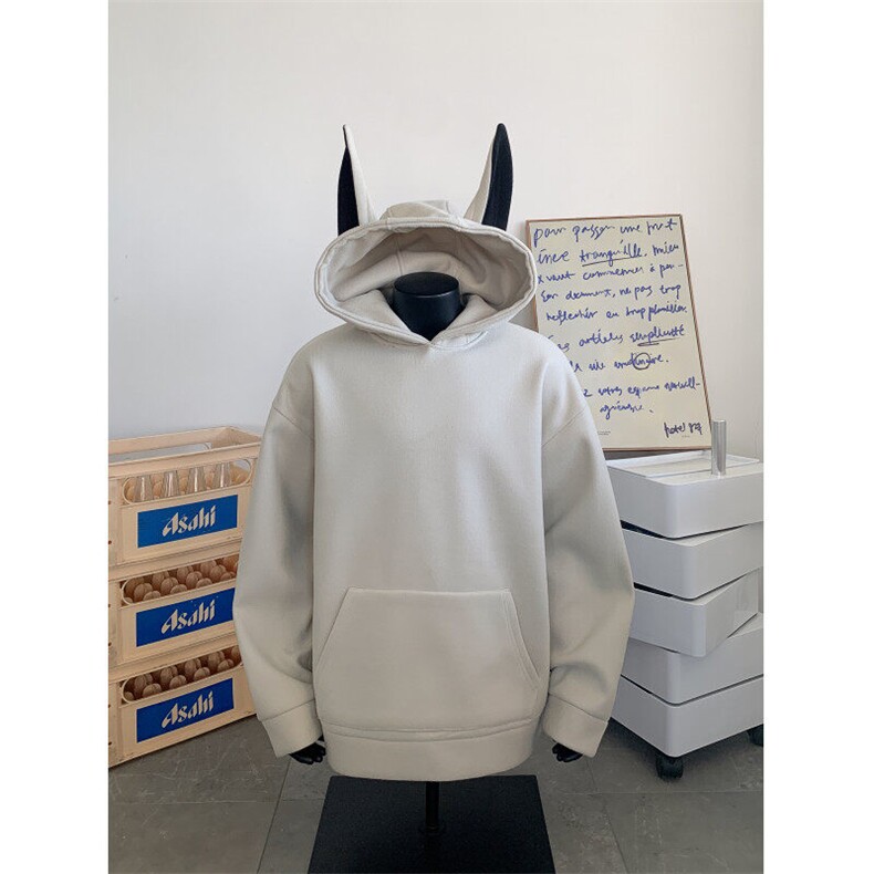 XZ222-1/DRD01/P65/控78/加绒P75/控88重磅呢料设计感连帽卫衣,男装卫衣,星座809A(原222-1)