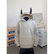 XZ222-1/DRD01/P65/控78/加绒P75/控88重磅呢料设计感连帽卫衣，男装卫衣，星座809A(原222-1)