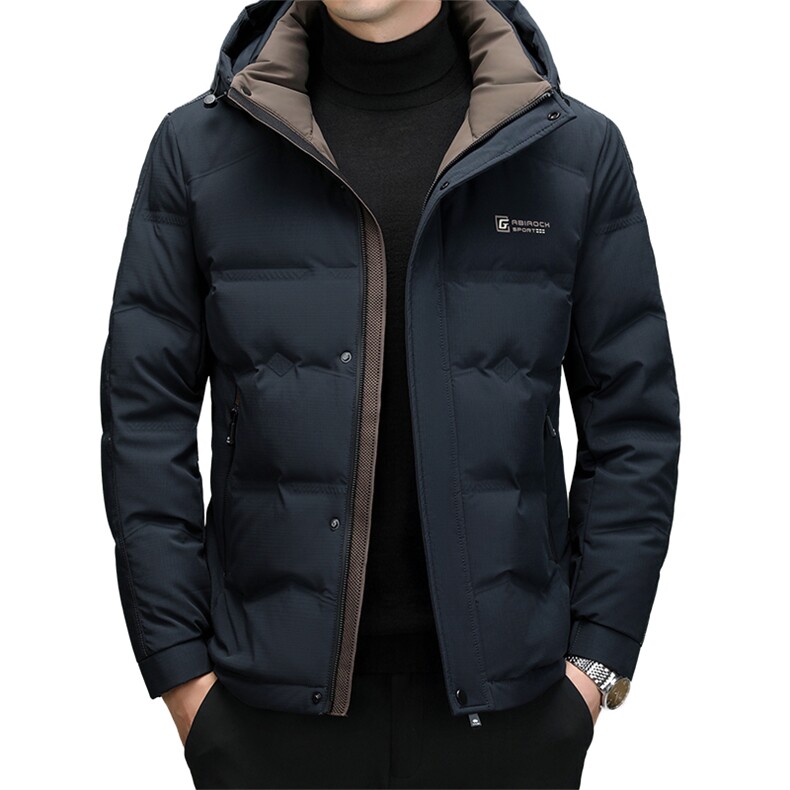 DF23878钱塘2020-2新款百搭简约冬季厚款中年男士羽绒服P263,男装羽绒服,钱塘207-2