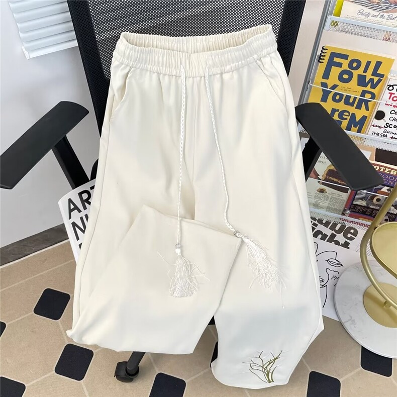 男新款青少年时尚刺绣休闲裤K2838P38,男装休闲裤,星座1116-2