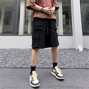 夏季宽松型五分裤休闲裤时尚潮牌男青春流行工装裤潮流AK16-P40图片
