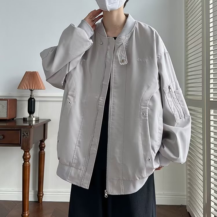 美式棒球服夹克男韩版潮流高街帅气2024秋季新款ins外套W5410-P62,男装夹克,星座412-2