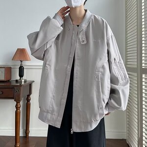 美式棒球服夹克男韩版潮流高街帅气2024秋季新款ins外套W5410-P62图片