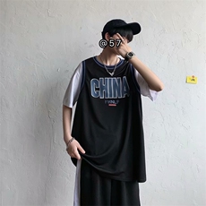 新款运动套装青年韩版潮流宽松bf潮牌短袖篮球班服两件套tz30-p40，男装休闲套装，星座1008