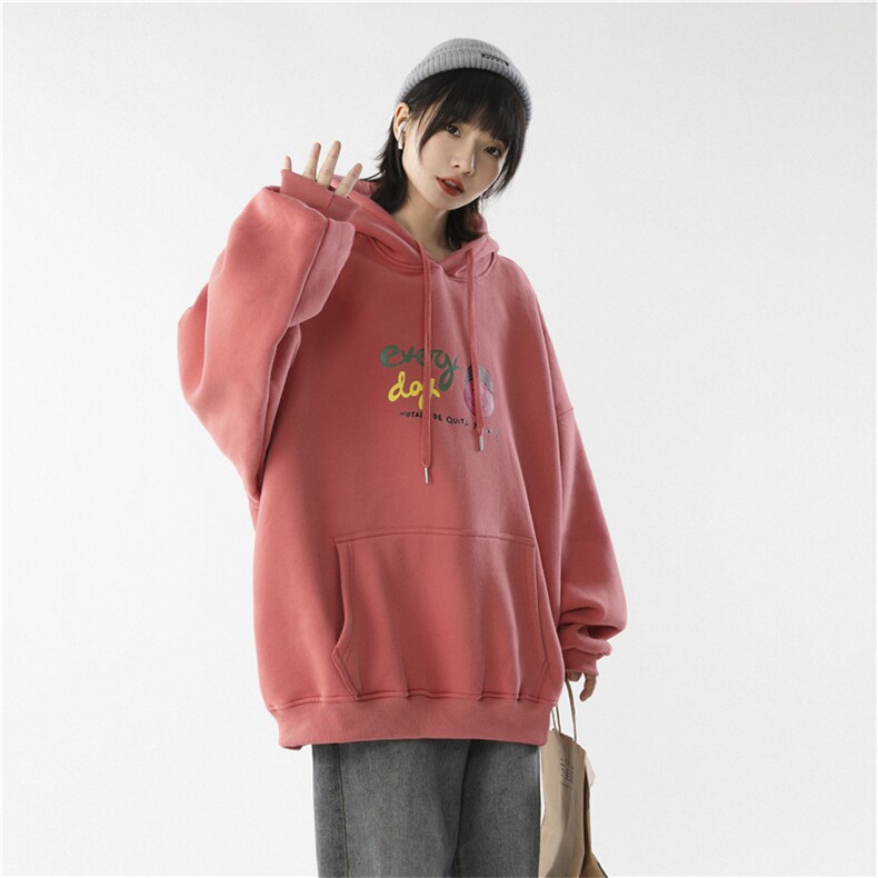 A338-1WY89P45//原创图案宽松中性连帽卫衣控59,男装卫衣,电商D325