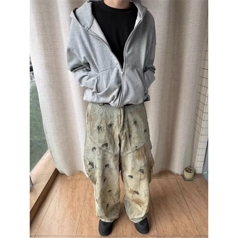 1506-1/GK5800/P61美式街头水洗做旧牛仔裤,男装牛仔裤,星座1506A