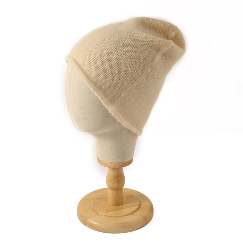 时尚保暖儿童羊毛针织渔夫帽高弹贴合流苏设计，帽子，唯若美羊绒