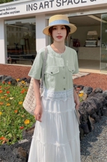 夏装新款！大量现货！牛仔上衣半身裙两件套2C133-8919P160K228，女装套装/套裙，2C133
