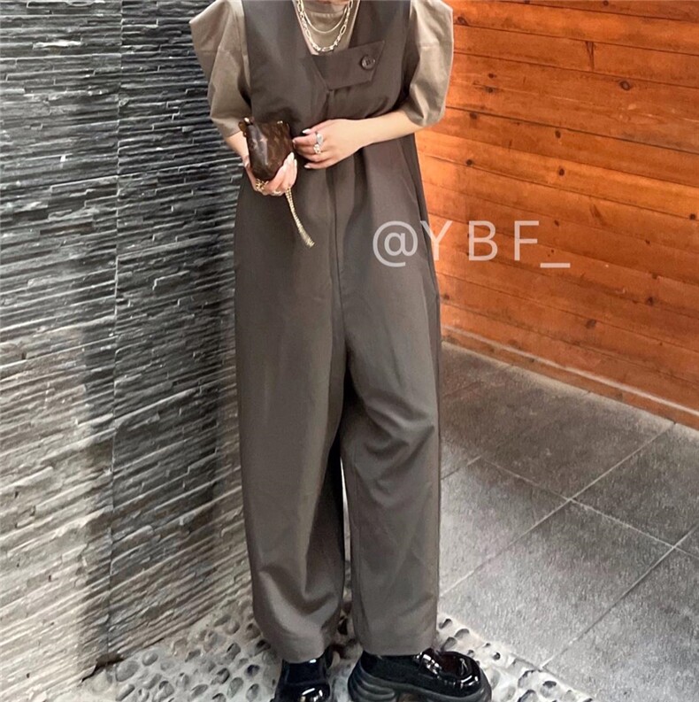 夏季新款连体裤，女装连体裤，不凡