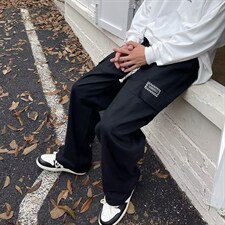 男秋季新款港风休闲裤特厚纯棉斜纹A745P38，男装休闲裤，星座1116-2