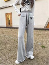 2022卫衣面料拖地裤，女装卫衣/绒衫，西子季