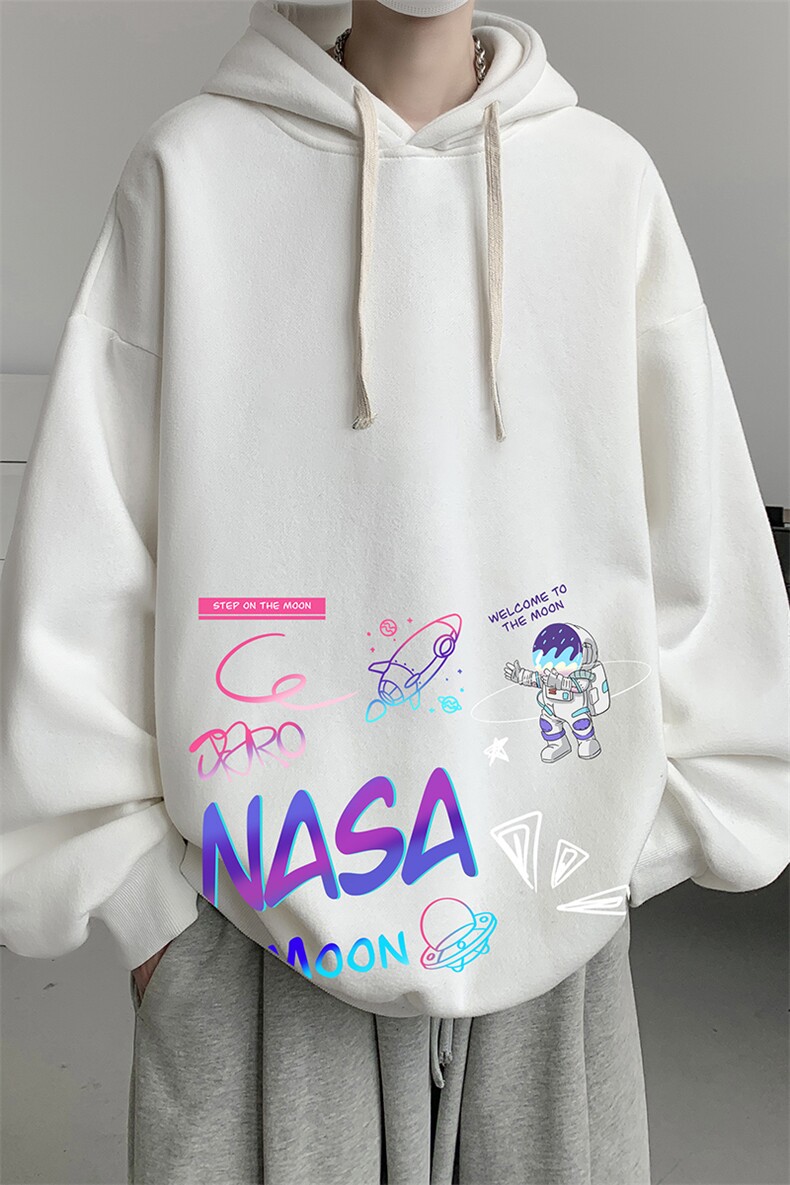 连帽卫衣男大码运动服帽衫外套WY2186-P35加绒款-P40,男装卫衣,电商A040