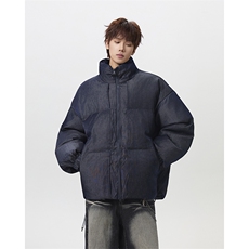 美式冬季短款立领面包服男女外套韩系宽松加厚保暖棉衣-MY101特95，男装棉衣，电商B289