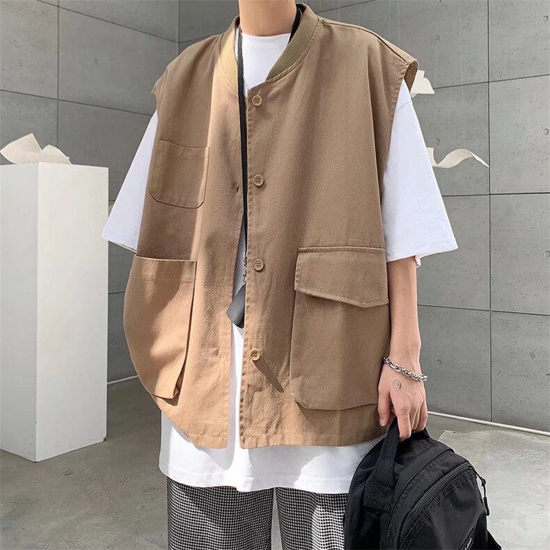 男春季新款韩版潮流纯棉双层马甲M623P42,男装背心/马甲,星座1116-2