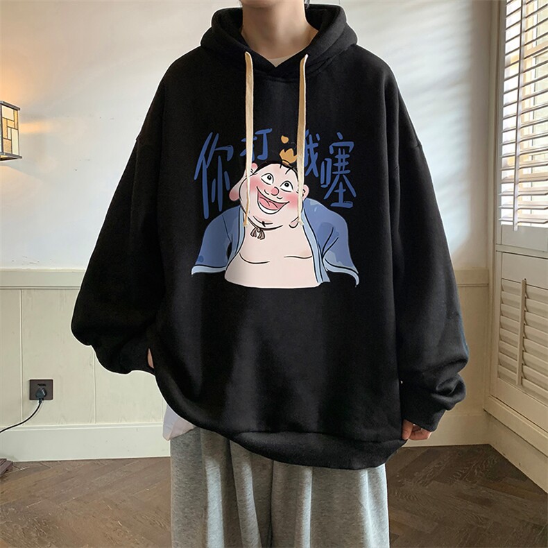 连帽卫衣男大码胖子帽衫大号运动服WY2437-P35,男装卫衣,电商A040