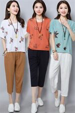 裤子2021年春季修身显瘦纯色中腰均码休闲流行韩版运动百搭，女装连体裤，涵誉