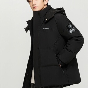 2025冬季新款90白鸭绒连帽休闲羽绒服男外套备货充足R9021-P150