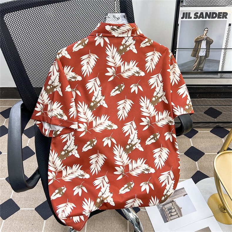 夏威夷衬衫男士短袖韩版潮印花百搭宽松2024夏季ins外套CY904-P30,男装衬衫,星座412-2