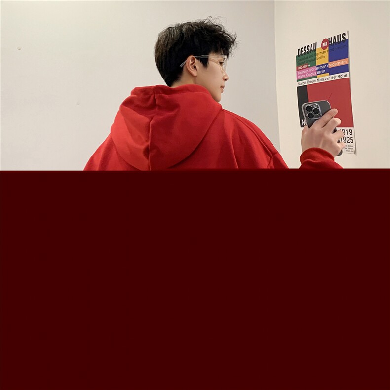 ！重磅大码M-4XL得物品质加厚连帽卫衣RH6238-特P35加绒42,男装卫衣,星座610B-1