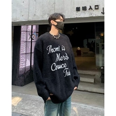 美式古着慵懒风毛男女宽松套头潮流针织衫秋冬新款MY262-P55，男装针织衫/毛衣，星座1109-3